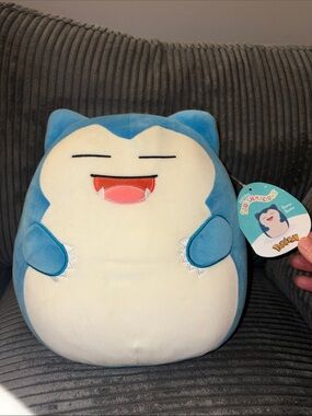 Squishmallows Pokémon Snorlax Plush - Blue & Cream